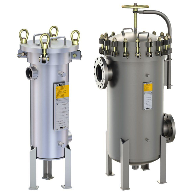 FULFLO SB BAG FILTER VESSELS | CARBON STEEL, 304 & 316 STAINLESS STEEL ASME CODE DESIGN FOR PROCESS LIQUID FILTRATION